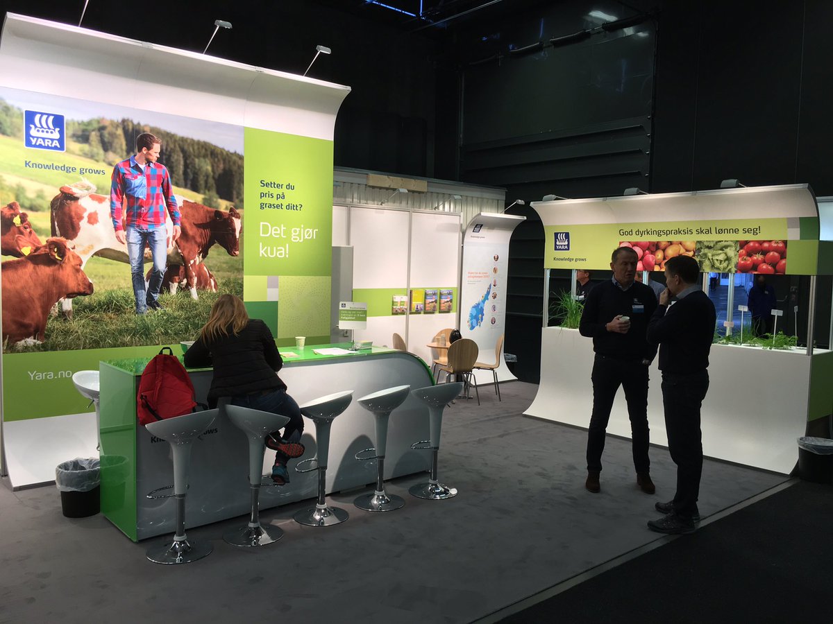 jaripentinmaki's tweet photo. #Agrovisjon fair about to start in Stavanger Norway. Welcome to visit Yara stand! https://t.co/LZphQ9yAlm