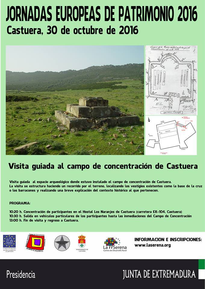 extremadura_tur's tweet photo. Visita guiada al campo de concentración de Castuera. 30 de octubre https://t.co/wCpFIwXpZG