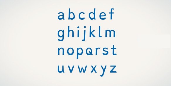 Kickstarter's tweet photo. A typeface intended to make reading easier for people with dyslexia: https://t.co/4QKAoUs90n https://t.co/DNBSV2mng5