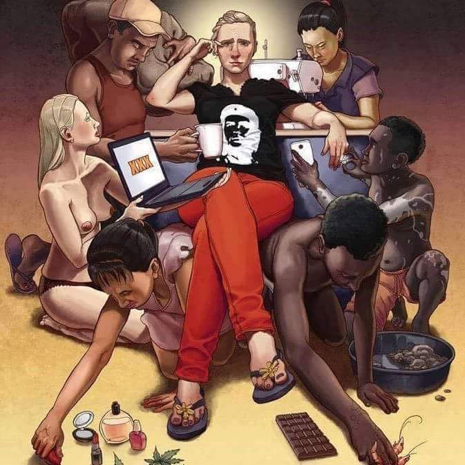 vickyloru's tweet photo. Para reflexionar... ¿De cuántos esclavos depende tu modo de vida? #ConsumoResponsable #decrecimiento https://t.co/lBYZxu5eLF
