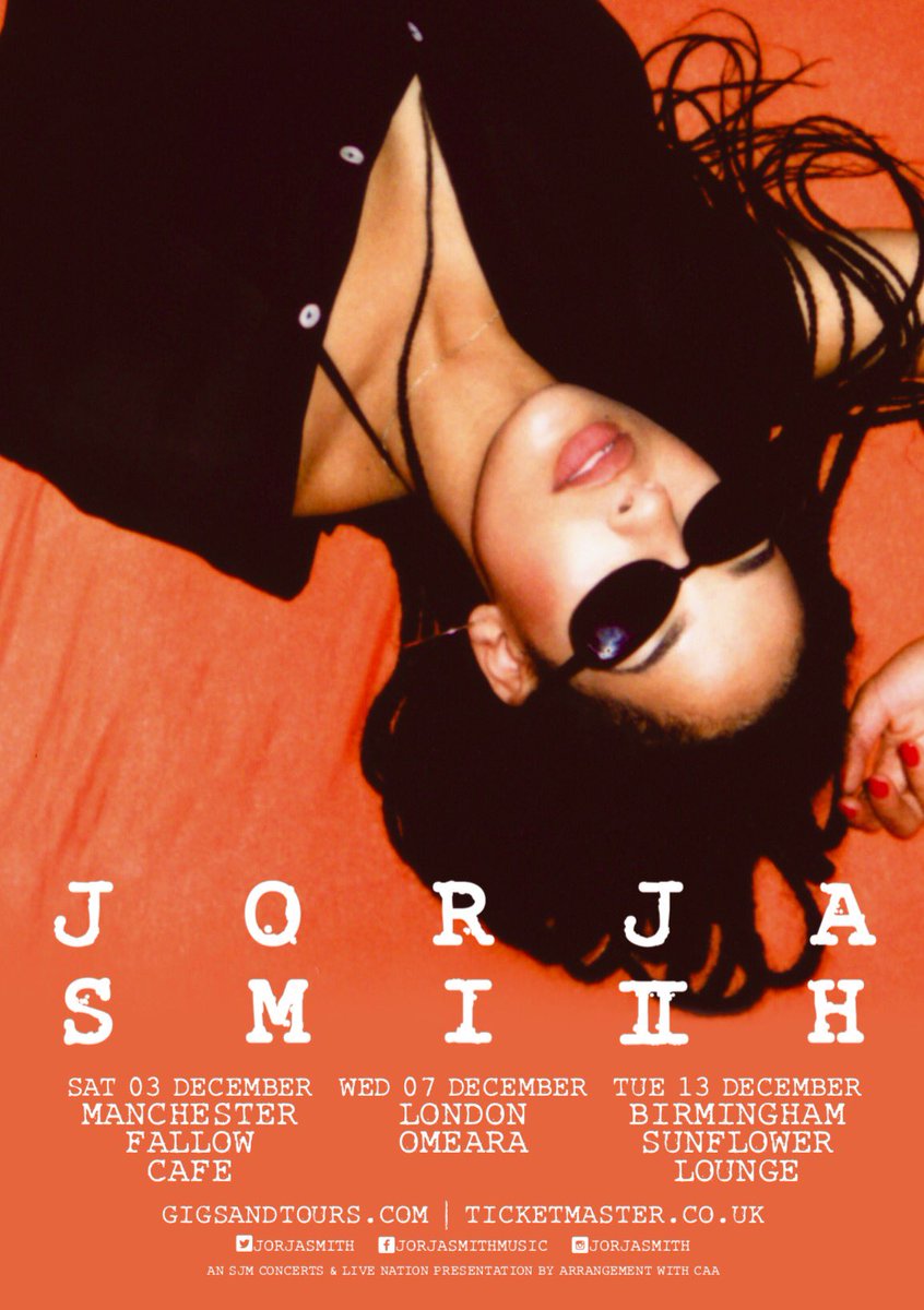 JorjaSmith's tweet image. TICKETS ARE ON SALE NOW FOR MY HEADLINE TOUR 'PROJECT 11' IN DECEMBER ✨

gigst.rs/JrSm