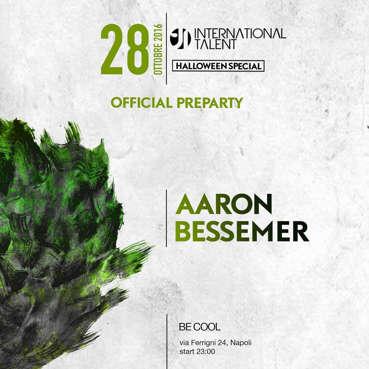 Tonight Pre-party Halloween Special by International Talent @ Be Cool - Napoli!!