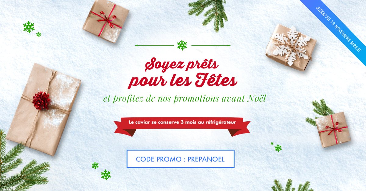 caviarpassion's tweet photo. #Noel approche tout doucement et on peut déjà commander son #caviar pour les fêtes de fin d'année sur https://t.co/W7BMO2aLIt à -40% ! https://t.co/qFv6jjEPQH