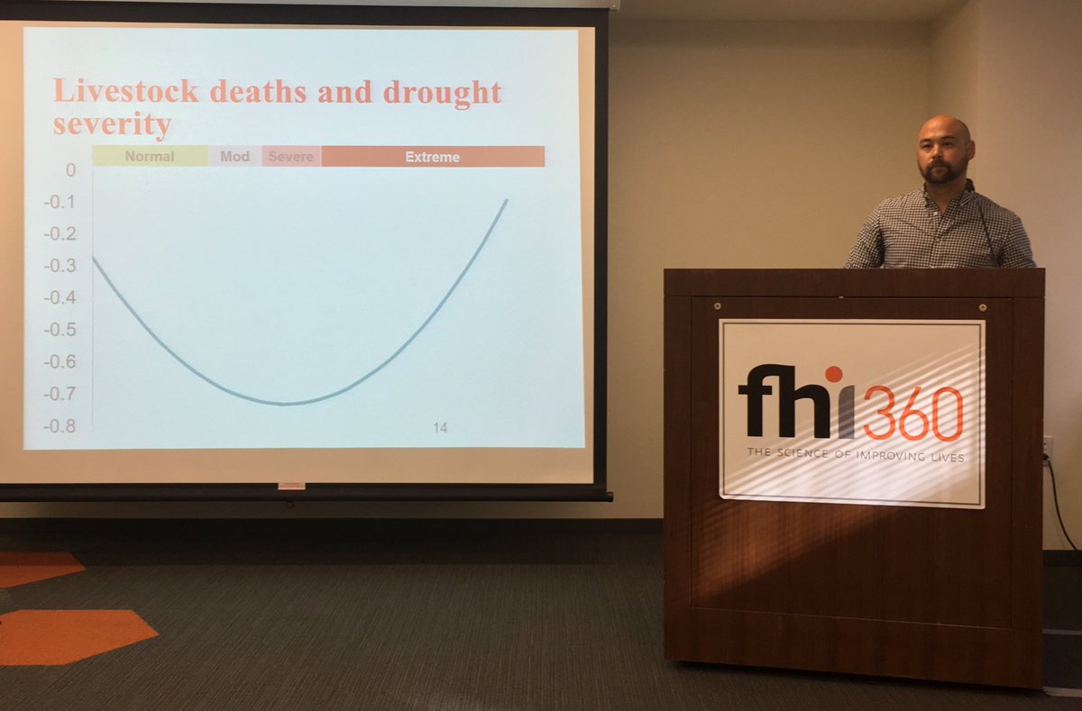 keithives's tweet photo. .@mercycorps presents on resilience in Ethiopia. MC is leading the way on exploring how to prepare farmers for climate shocks! #causaldesign https://t.co/RrBOdcrCWb
