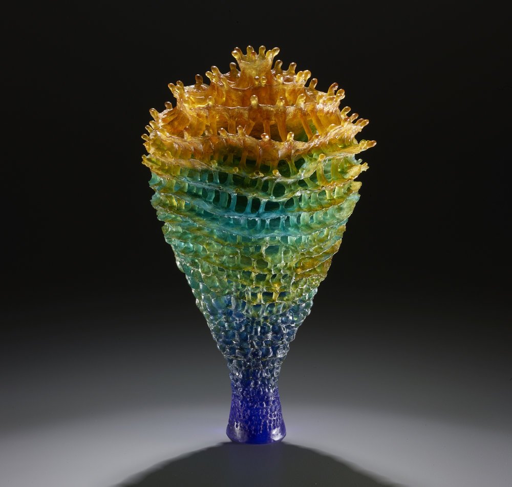 kinderwerken's tweet photo. artist Anja Isphording Glass Art #Art #Glassart https://t.co/541sZDOrXW