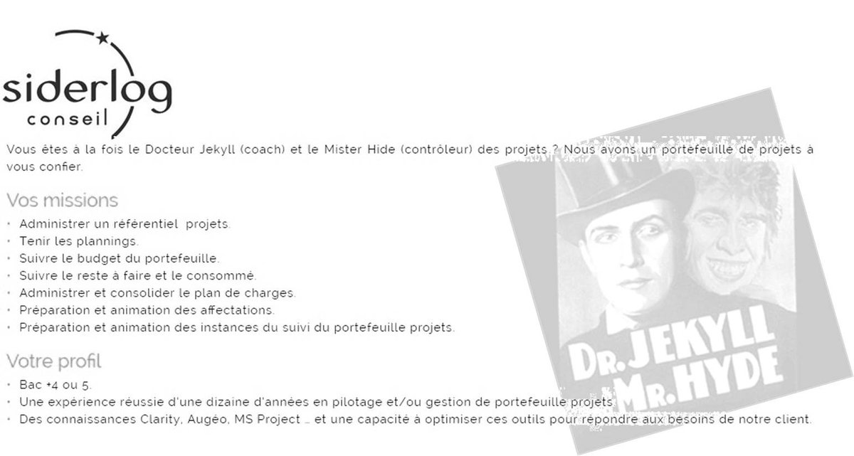 FlorineHalbert's tweet photo. @siderlogconseil a un portefeuille de projets à vous confier... Rejoignez nous !
SVP RT #i4emploi #Siderlog #PMO #nantes #Niort https://t.co/lqYEzAa0dJ