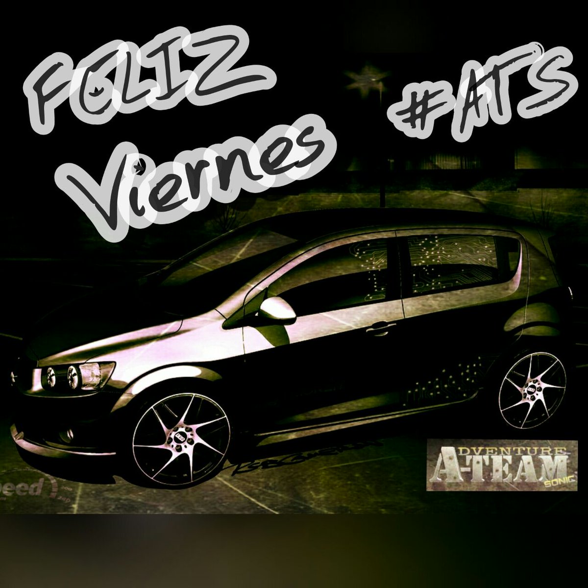 SonicATSoficial's tweet photo. Llegó el #FinDeSemanaATS y recuerda que tendremos el #HalloweenATS para que disfraces tu #ChevroletSonic y partícipes.  #AdventureTeamSonic https://t.co/gzHewaQdfU