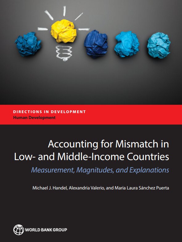ILO_SKILLS's tweet photo. Accounting for mismatch in low- and middle-income countries: Measurement, magnitudes, and explanations: https://t.co/C4EWN0vQQG #skills https://t.co/aRU4YunU1p