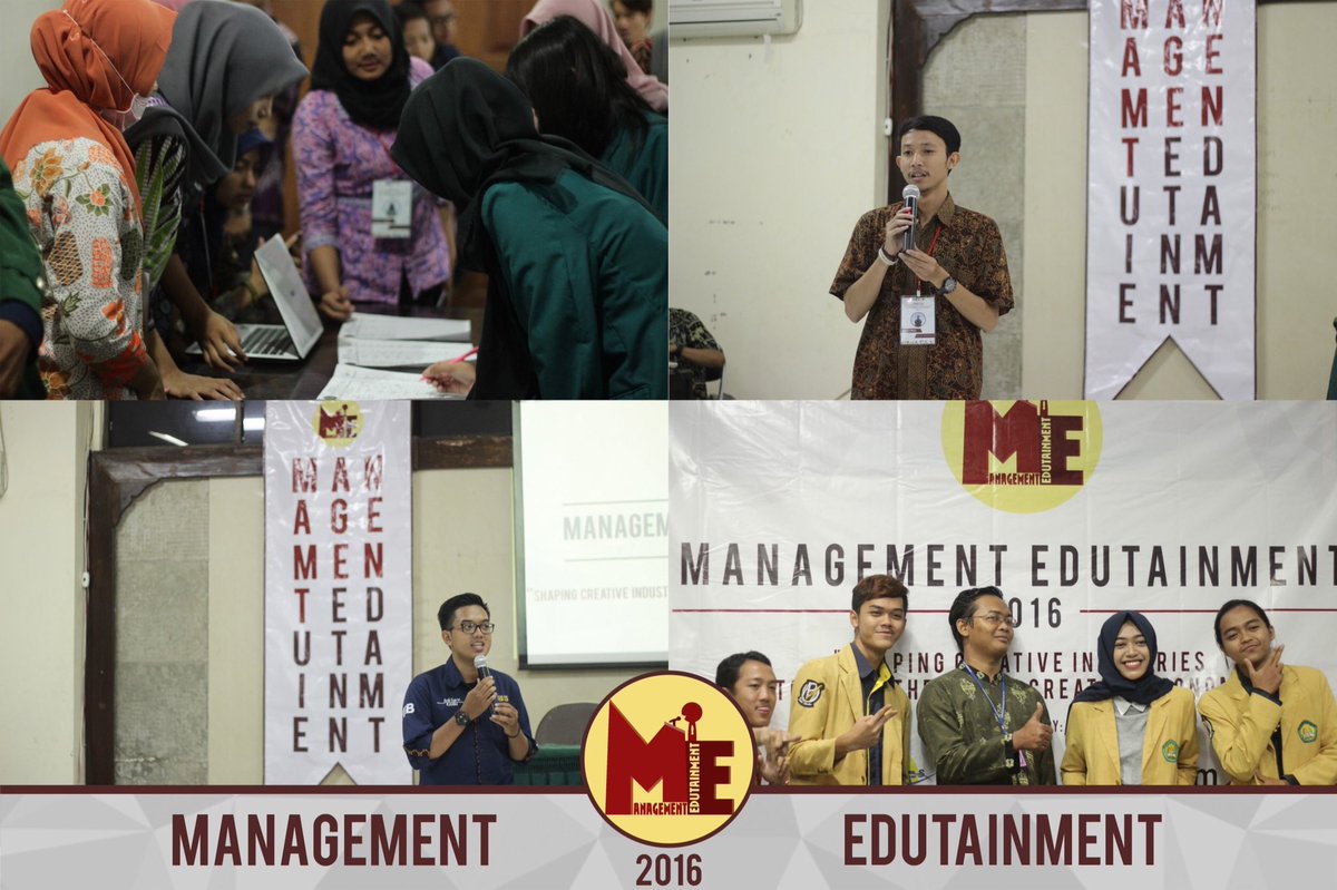 Slmt mlm! Sore ini telah dilaksanakan Opening Ceremony dr Management Edutainment 2016 lho! Pensaran gmn keseruannya?
