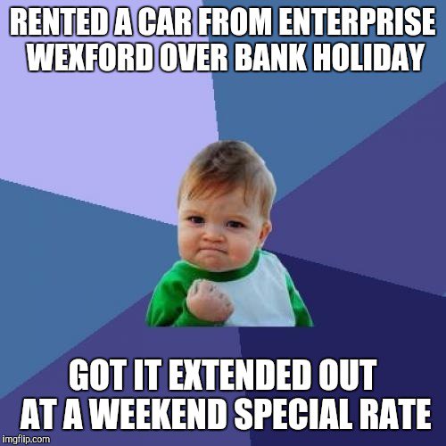 Enterprise_Wex's tweet photo. It's that time of the year again. Bank holiday coming up travel in style. #justaskaboutourweekendspecial #wellpickyouup https://t.co/VGG2yO4y5x