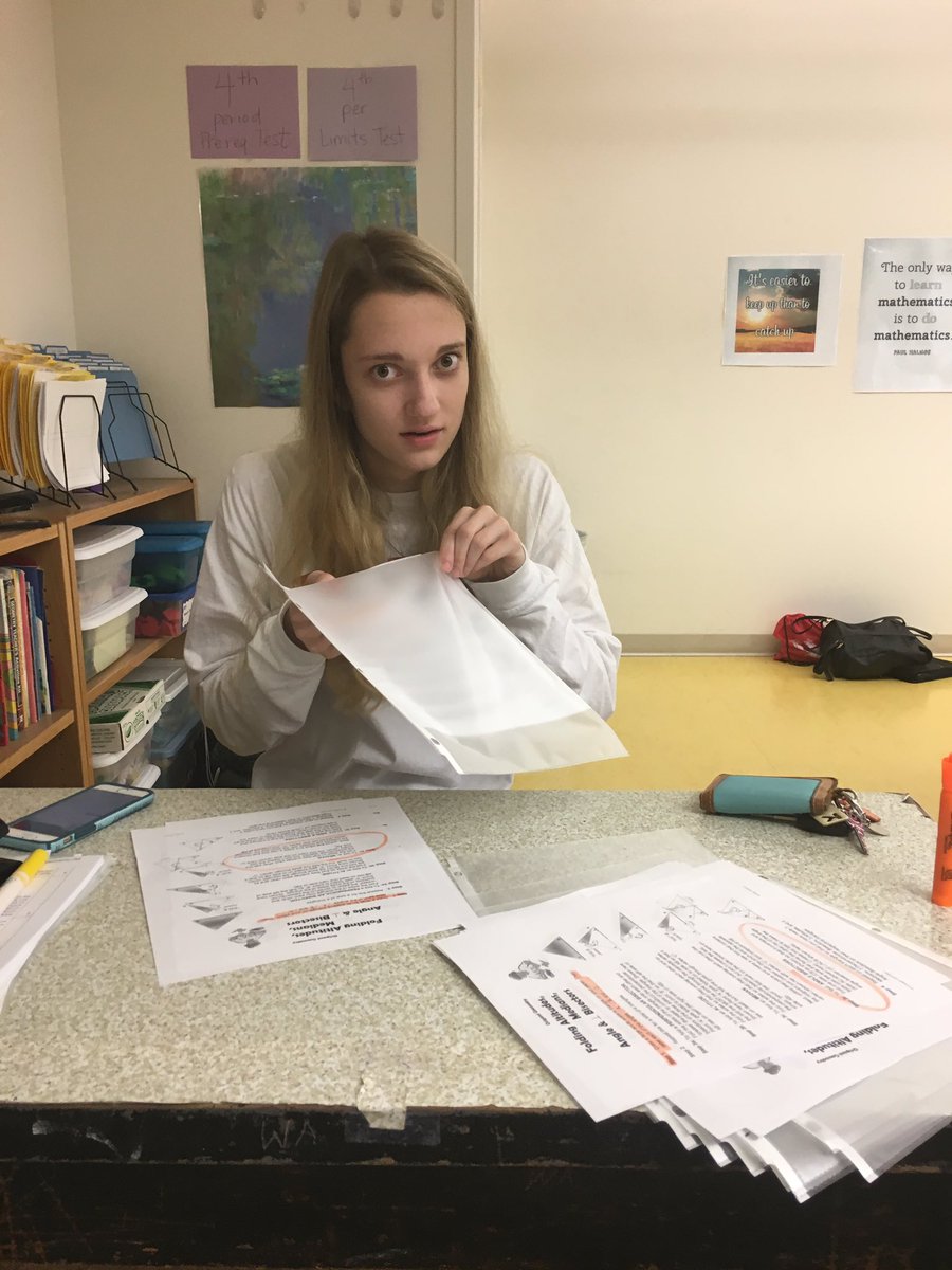 BurnsideMath's tweet photo. Sheet protectors FTW #talyfe. @salskatron https://t.co/Go7MTkTPVW