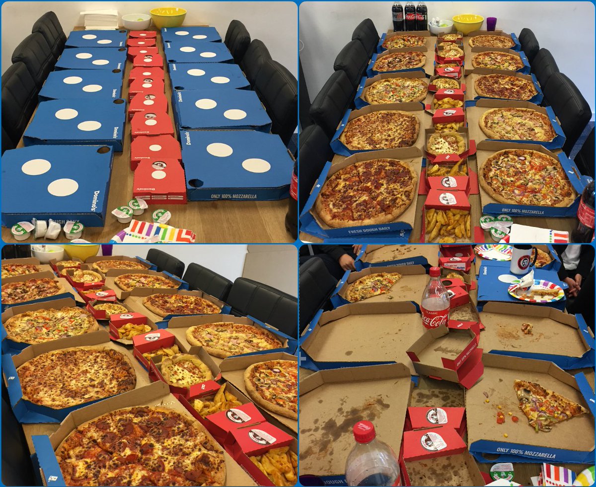 StreamAMG's tweet image. It's safe to say that Friday's lunch treat went down rather well in our London office today! #FridayFeeling #Pizza