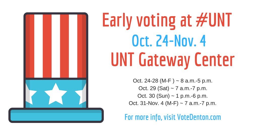untBSU's tweet photo. There is still time. Please don't allow yourself to be silenced. No excuses! #UNT https://t.co/a01zgnloWW