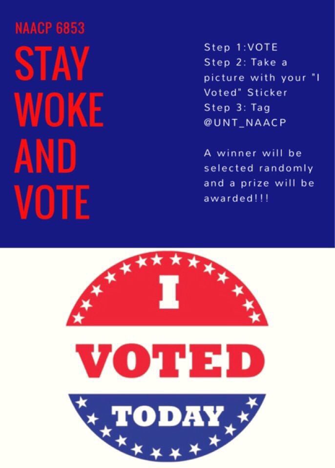 untBSU's tweet photo. There is still time. Please don't allow yourself to be silenced. No excuses! #UNT https://t.co/a01zgnloWW