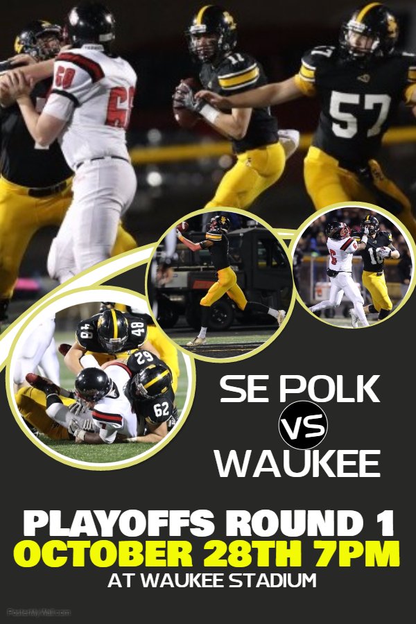 1st round of the state playoffs - SEP @ Waukee (7PM) - Come cheer on the Rams to a victory! #sepolk @RamSection <a href="/SEPolkRams/">Southeast Polk Rams</a>