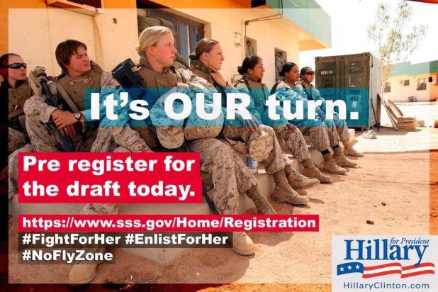 Miran7777's tweet photo. Končno ! Dečve so se odločile, da bodo za #Killary tokrat šle kar same v vojno z Rusijo. #DraftOurDaughter #FightForHer #EnlistForHillary https://t.co/YJLv602OYK