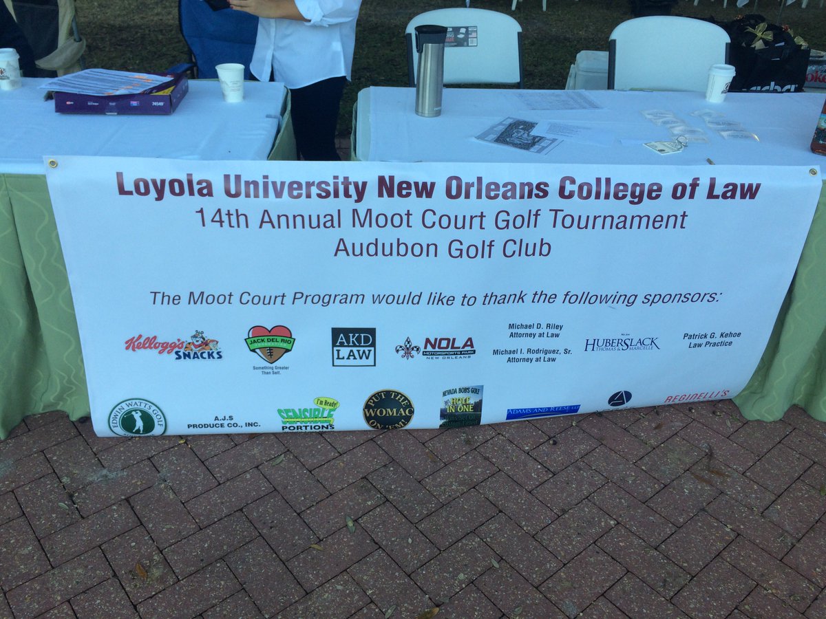 GC_AudubonPark's tweet photo. Welcome Loyola Moot Court to The Golf Club at Audubon Park! Have fun out there! #loyolamootcourt #lovegolf https://t.co/tI2RjJtRxe