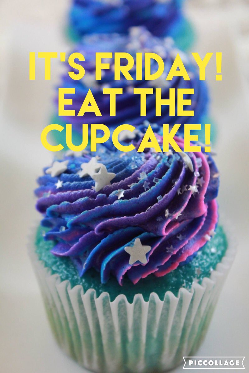 HAPPY FRIDAY!! Make sure to eat a cupcake today! #kwawesome #FridayFeeling