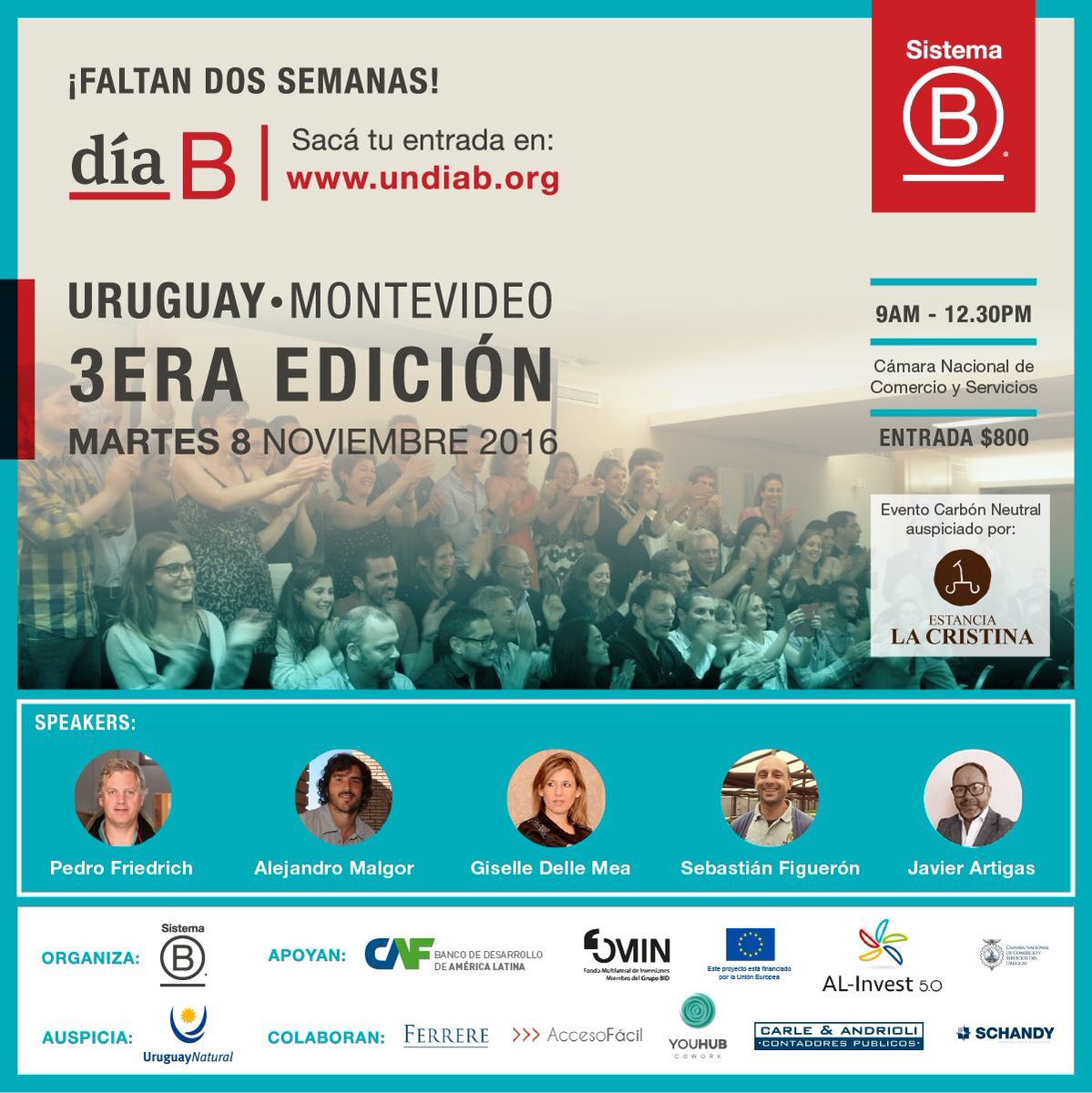 AccesoFacil's tweet photo. #AFeventos ya está disponible la inscripción para el evento #UnDíaB  #EmpresasB INSCRÍBETE: https://t.co/lxGDUYicGt @SistemaB 
#AccesoFácil https://t.co/Q2X8o8Tx4y