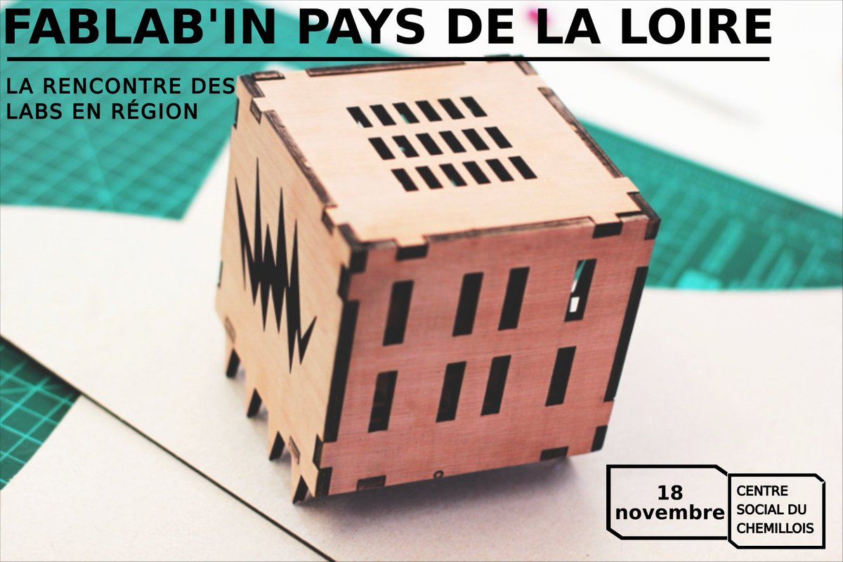 assoPiNG's tweet photo. Rejoignez @zBis85, @LabFabfr, @FabMake et bien d'autres le 18/11 à la rencontre #fablabinPDL ! Prog &amp; inscription: https://t.co/cYmnvCDxLK https://t.co/8Dqfg9WIi9