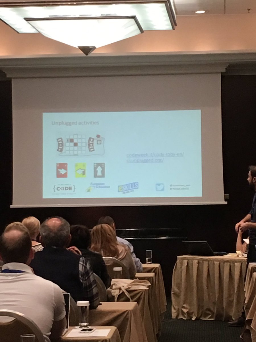 vee2608's tweet photo. #learning #coding #unplugged with #codyroby with @tommaso_eun #eTConf16 @eTwinningEurope @SarahHenkelmann https://t.co/gJLGyFK33x