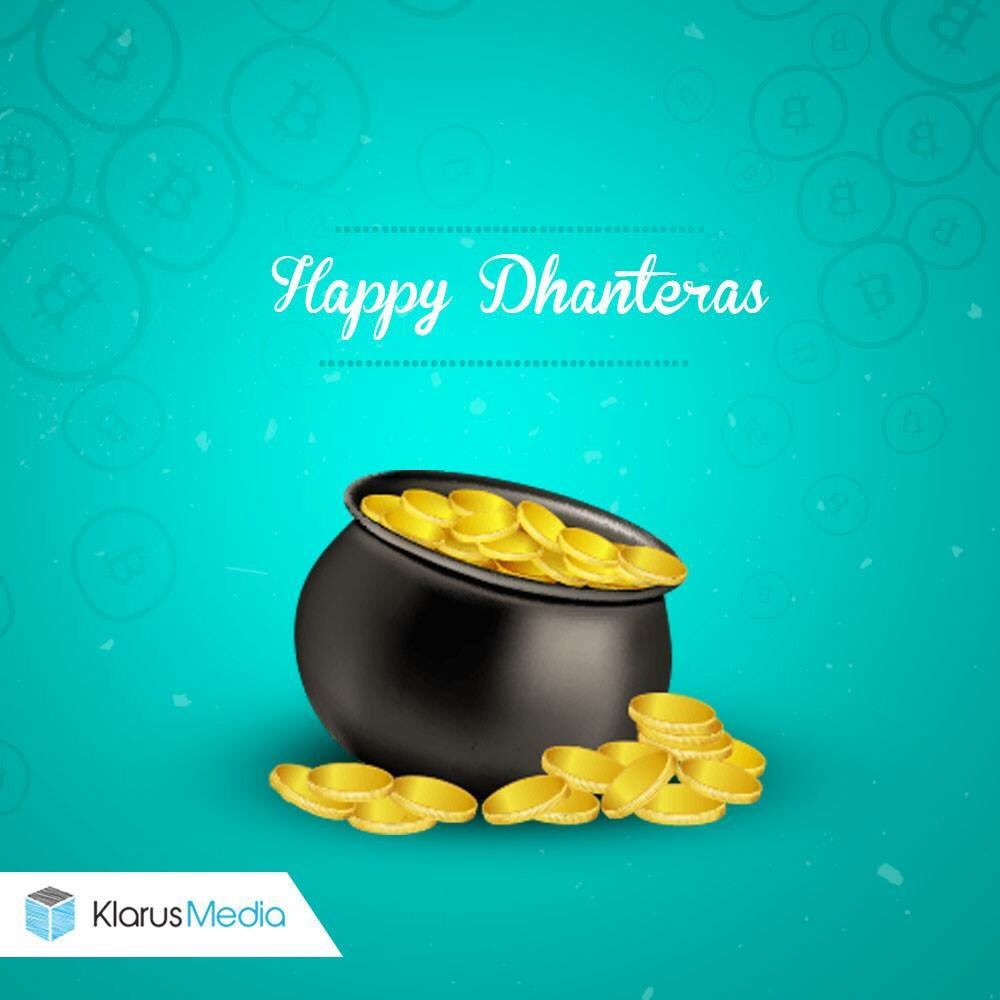 Klarusmedia's tweet photo. @Klarusmedia wishes you and your family Happy Dhanteras. https://t.co/ZX4A3rxEHR