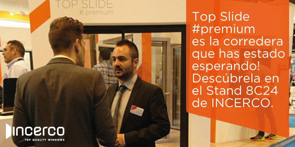 infoincerco's tweet photo. Nuestra Corredera Top Slide #premiun es un sistema increíble!
#Veteco2016 #Incerco #VentanaPVC #AluminioRPT #TopDoor #TopColors #TopJoin https://t.co/e8mLYp61hM