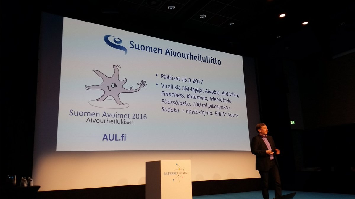 Oletko osallistunut Suomen aivourheilukisoihin? Jos et niin 16.3.2017 voit kilpailla avoimissa. #BaswareConnect <a href="/PersonalBrainer/">Personal Brainer</a>