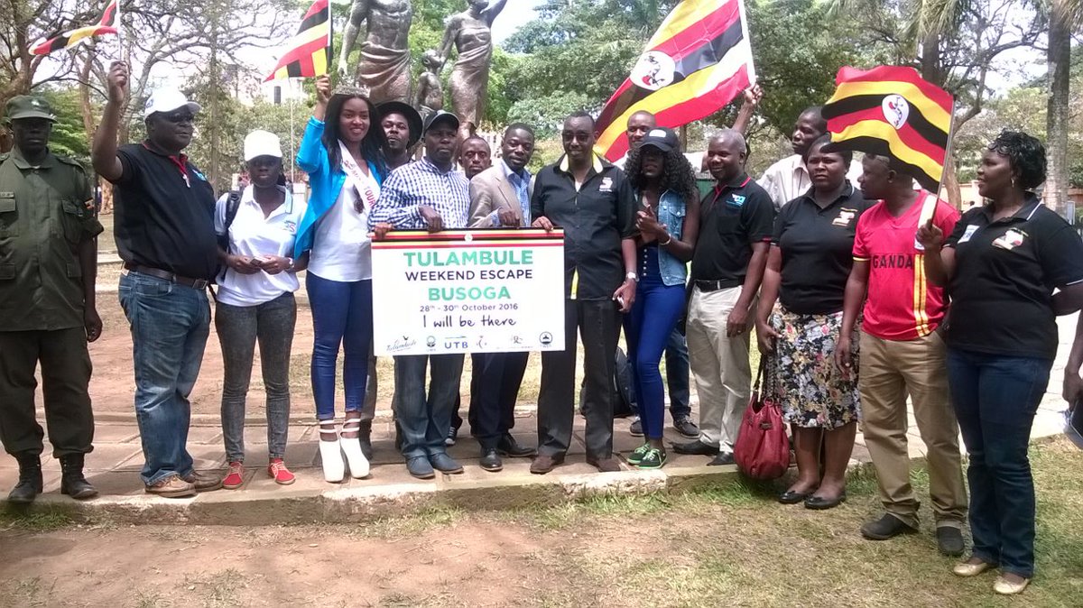 BusogaTourism's tweet photo. #Tulambule Team now flagged off 4 @TulambuleUG @pwatchug @hellenah09 @jinja_ug @SoftPowerPR @UgandaMediaCent @travelfreaksug @Tourismuganda https://t.co/9GNNT2Ws5I