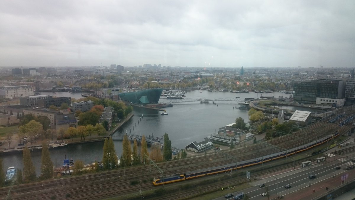 Angelo_deBruin's tweet photo. Still amazed by this #view. #OracleDigital #OracleAmsterdam #IamOracleDigital #UpBuilding #Amsterdam https://t.co/dCGf0HcEqz
