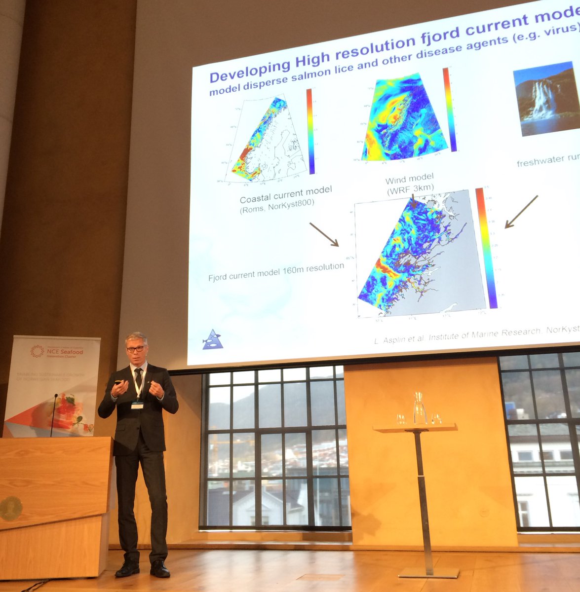 BMRC (@marinrescluster) on Twitter photo Monitoring+modelling sea lice distribution will enhance regional sustainability, Geir L. Taranger explains why #SGSbergen16 <a href="/Havforskningen/">Havforskningsinstituttet</a> Monitoring+modelling sea lice distribution will enhance regional sustainability, Geir L. Taranger explains why #SGSbergen16 <a href="/Havforskningen/">Havforskningsinstituttet</a>