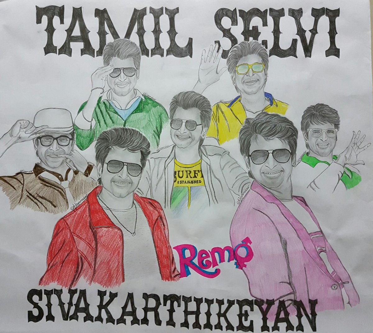 tjayamalarJ's tweet photo. Siva_Kartikeyan thamby all ur cute and stylish looks in #TamilSelvi simply rocking &amp; totally loving it💘
#Remo has won the hearts of millions https://t.co/IeYih6kj3E