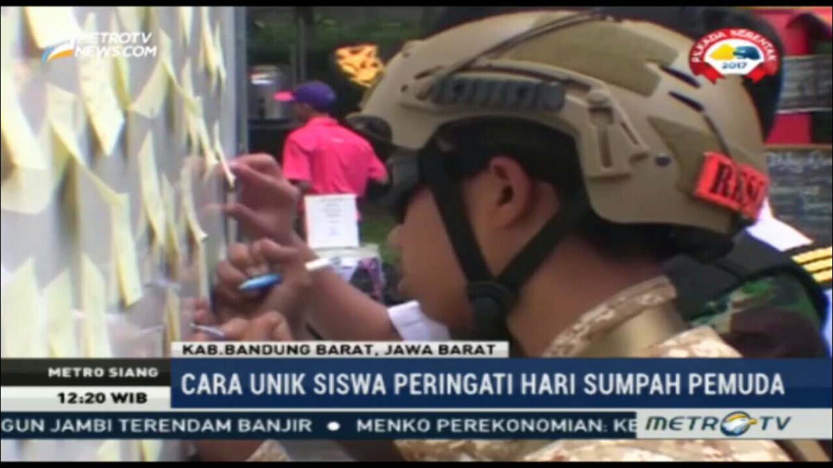 dhischool's tweet photo. news coverage from @Metro_TV about Youth Pledge Day @dhischool https://t.co/vvt4kxaoD8