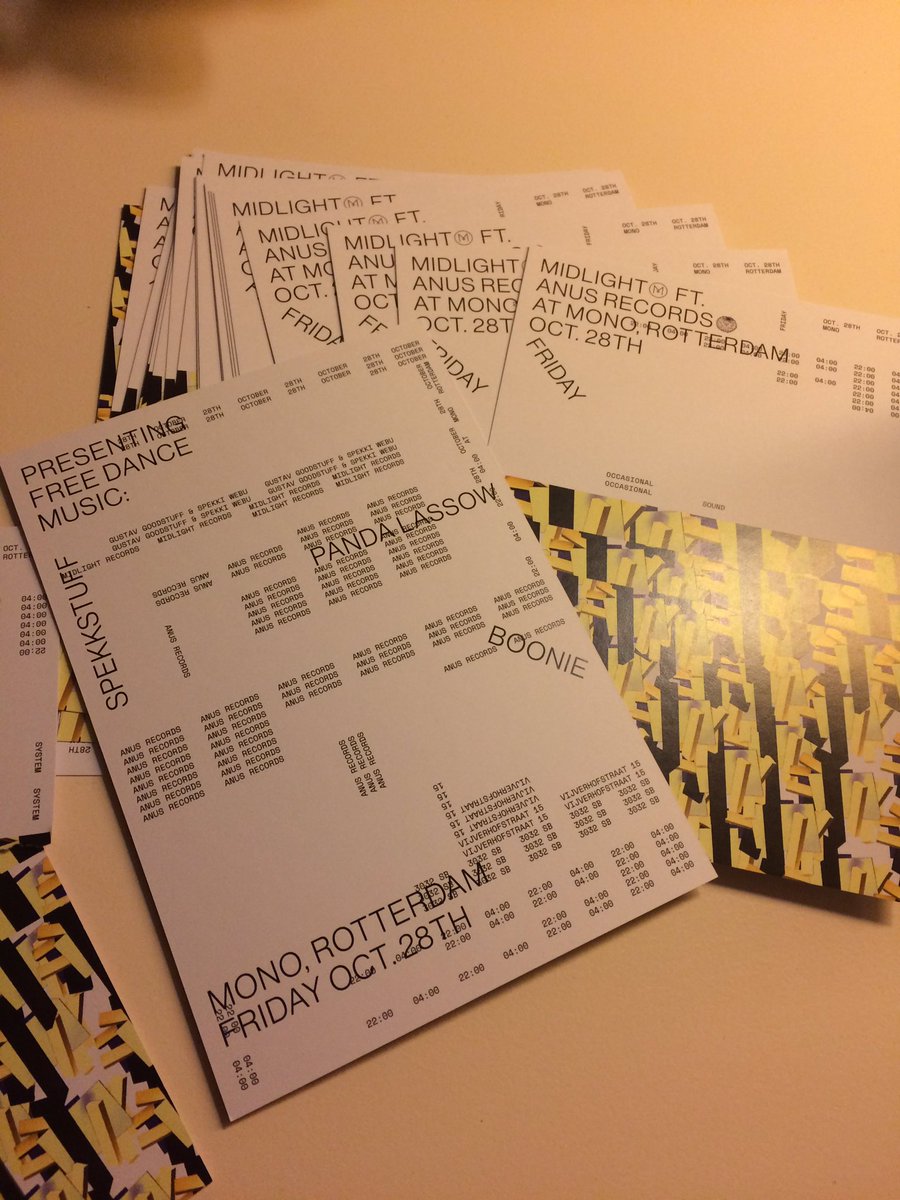 Tonight at MONO Rotterdam. Label showcase with our friends from Midlight Records. Come and join.