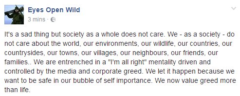 GeorgeMWME's tweet photo. #TheWorldHasGoneMad #NatureInNeed #DyingPlanet #Sadtimes
Too many words to describe the pain...
https://t.co/5xNkTTS5gP https://t.co/jRPbLtl3Th