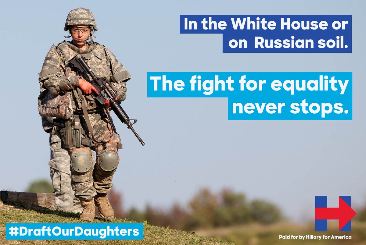 Killary4Prison7's tweet photo. You think you're a big man? #DraftOurDaughters so they can #CloseTheWarGap! #FightForHillary #FightForever! #DieForSoros! https://t.co/AJRNQ3zALq