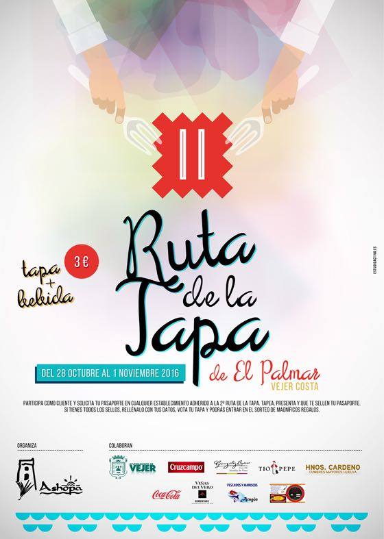 🍴 🍻 🌅 Se buscan tapatólogos!
Razón: #Playa #Palmar del 28 de Octubre al 1 de Noviembre
#VejerCosta