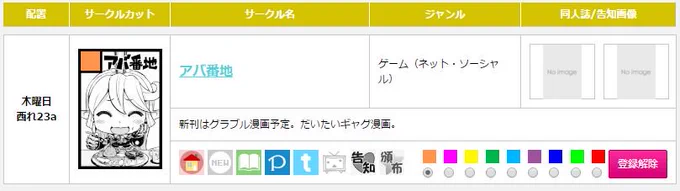 受かってるー 「アバ番地」木曜日西れ23a って西だこれ!!! 