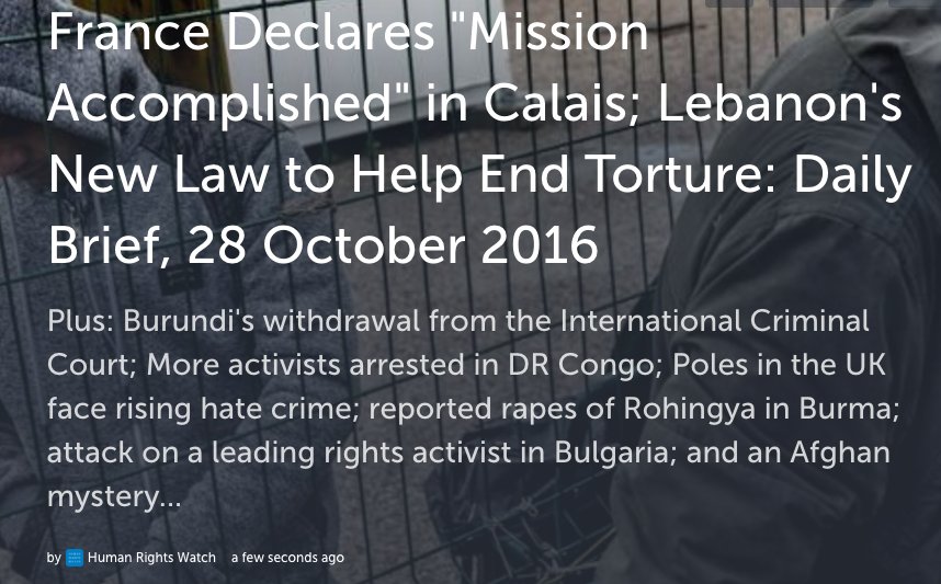 hrw's tweet photo. Today's Daily Brief - Bad news, good news, and a mystery...  https://t.co/3MkQIhfVjE https://t.co/cKyZxDkoo2