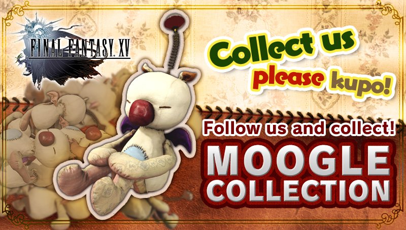 FFXVEN's tweet photo. Join the MCC now! Follow &amp; RT! Get your special reward! More info:https://t.co/PQvA2GdqIt #FFXV #MOOGLECOLLECTION https://t.co/FeI64kS1fA
