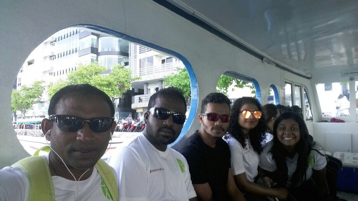 madrunners's tweet photo. Our runners on the way to hulhumale to participate in #pinkribbonrun https://t.co/M9TN0lX4lV