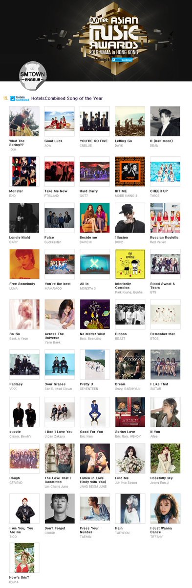 snsdfacts_th's tweet photo. [2016 MAMA] 
รายชื่อผู้เข้าชิงสาขา Song Of The Year:
- แทยอน
- ทิฟฟานี่
รายชื่อผู้เข้าชิงสาขา Artist Of The Year:
- แทยอน https://t.co/WWla2ceIPh