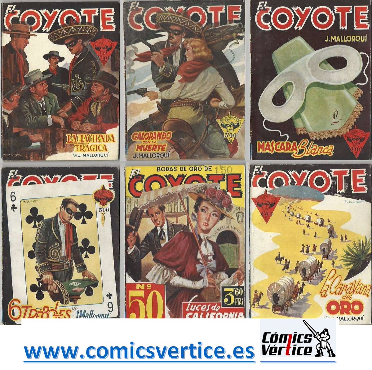 Jose #Mallorquí, traductor y escritor, autor de el coyote, en este caso de #Cliper. Disponible en #cómics #vértice 
comicsvertice.es/index.php?id_c…