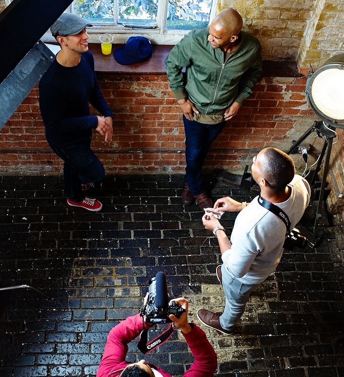 DecodedTheory's tweet photo. @TyroneSamuels and Keith Porter sharing ideas with action choreographer, @TheMikeFury. https://t.co/wrWN53di50 #edengrey #shortfilm https://t.co/228iL1jctn