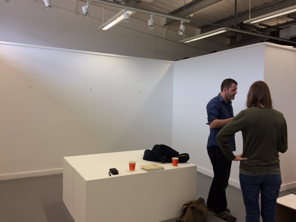 KarenWicks23's tweet photo. Exhibition planning with @titleychris1 @LisaCutler9 #displaced https://t.co/im3zoPhpQX