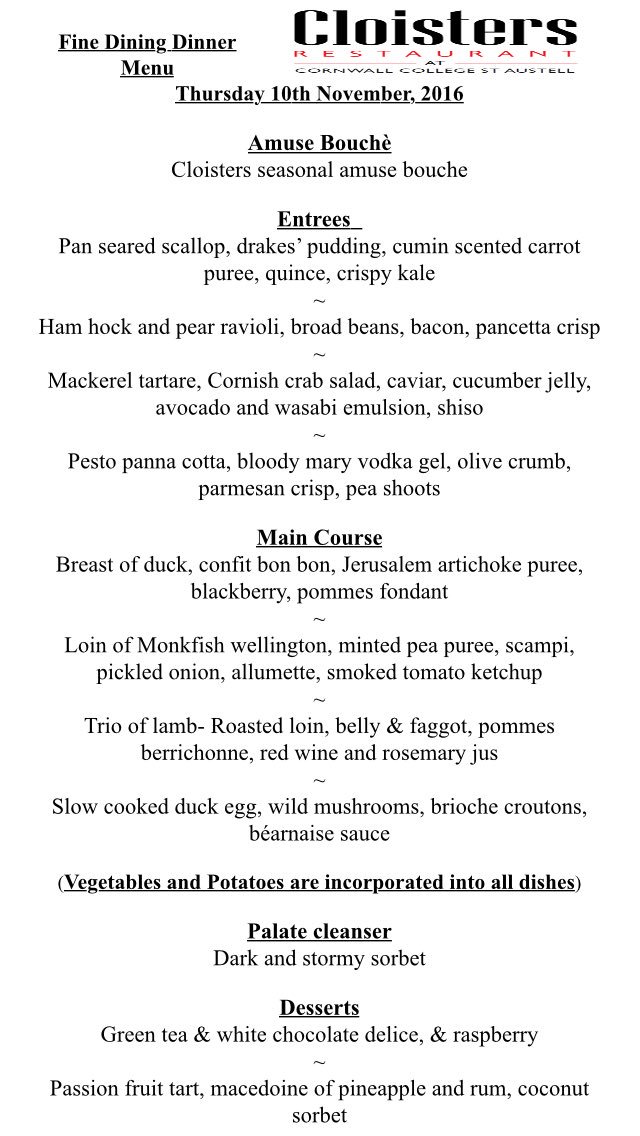 Cloisters Restaurant tweet media