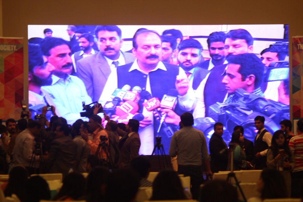 NeesaButt's tweet photo. Education Minister Rana mashood at #ISSRC16 

#FAIDA #K3 #GYC https://t.co/KG1gLxB2q3