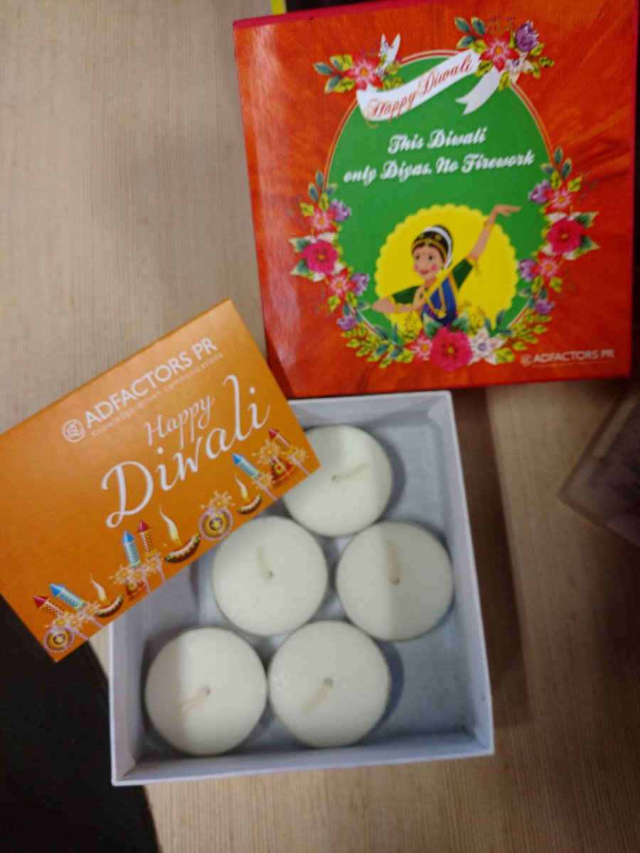 A_PinchOfSalt's tweet photo. What a thoughtful gesture for #Diwali #festivaloflights #soundlessdiwali @AdfactorsPR https://t.co/4G8UB7YrlX