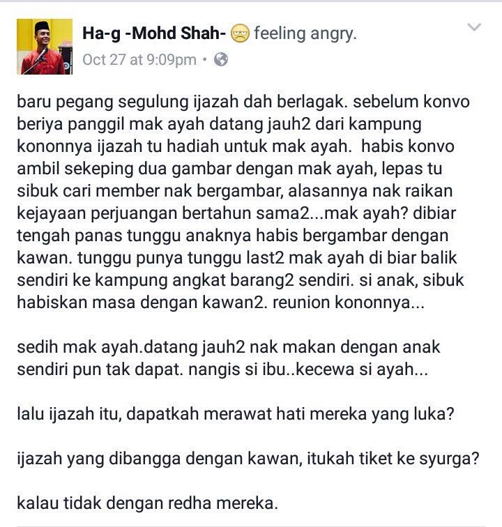 nedybasir's tweet photo. Hadiah mak ayah konon nya 。。

Ok ini deep😢😢 https://t.co/Y3tje2UKF8