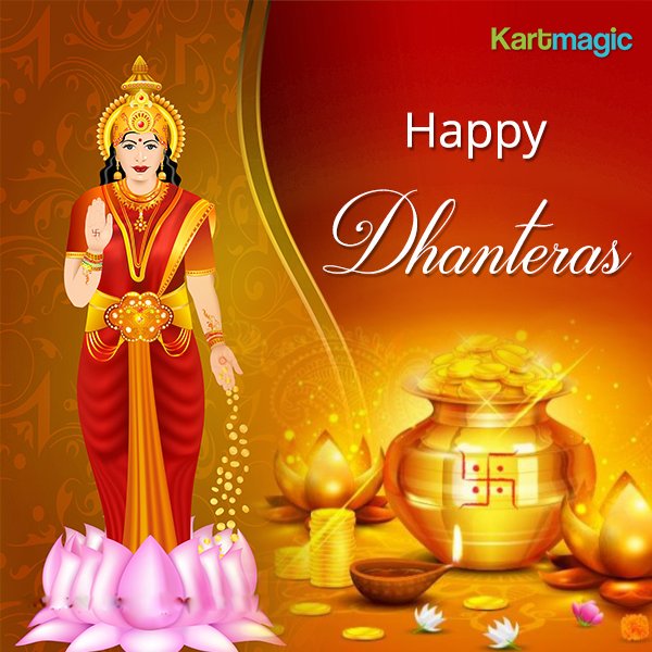 kartmagic's tweet photo. Happy Dhanteras ..
May God Ganesha &amp; Laxmi bless u wid health, wealth &amp; prosperity..#Happydhanteras #happyDiwali https://t.co/Ca0I3cnVB6